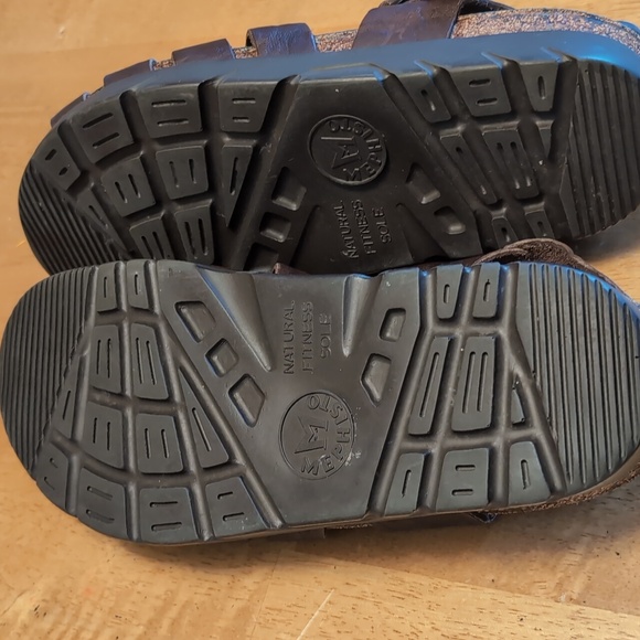 Mephisto Sam Brown Leather Sandals - Picture 3 of 8